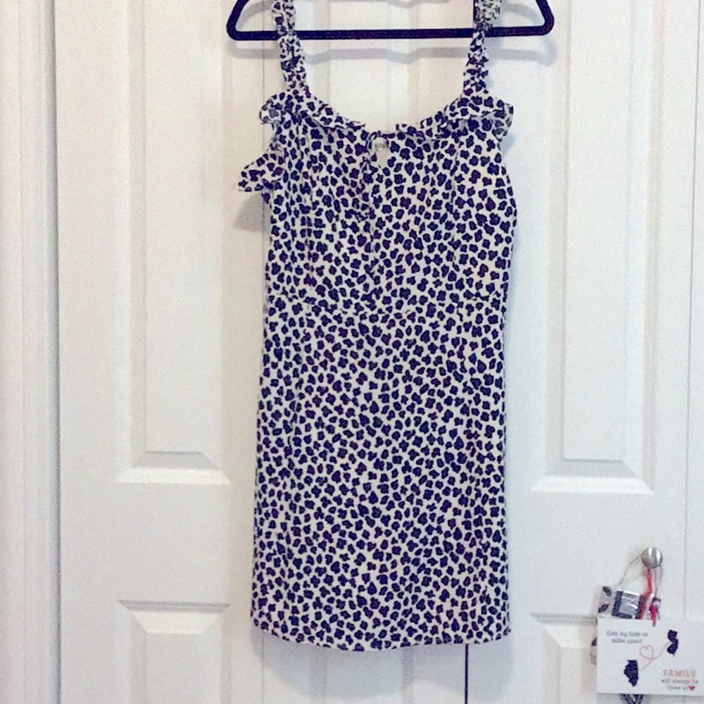AQUA BLOOMINGDALES CASUAL SUMMER BBQ DRESS
